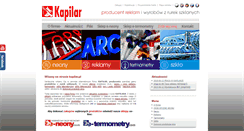 Desktop Screenshot of kapilar.pl